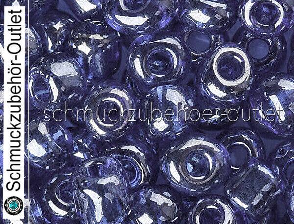 Rocailles tintenblau transparent (4 mm - 6/0), 25 g