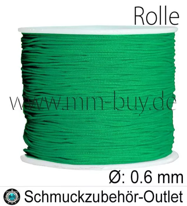 Nylonband, grün, Ø: ca. 0.6 mm, 120 Meter (Spule)