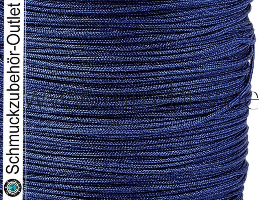 Textilband, Ø: 0.8 mm, kornblume, 1 Rolle (45 Meter)